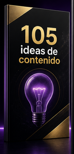 Portada del bono 105 ideas de contenido
